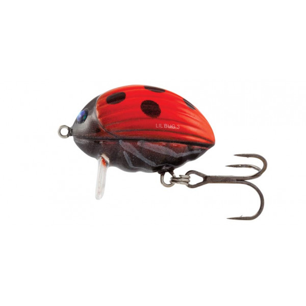 Salmo Lil' Bug 3cm Floating Plug - Ladybird