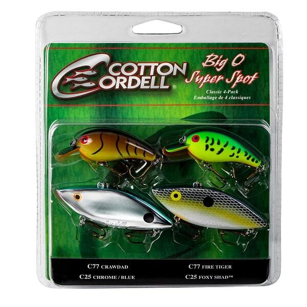 Cotton Cordell Big O Super Spot Classic 4 Pack