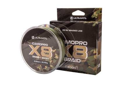 Ultimate Camopro X8 Braided Carp Line (300m)