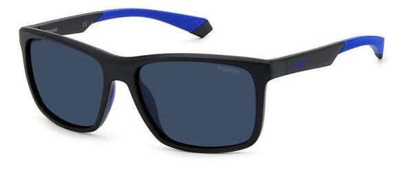 Polaroid PLD 7043/S Sunglasses - Black/Blue-Blue