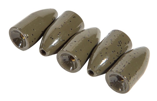 Ultimate Brass Bullet Weight Green Pumpkin (4-6pcs)