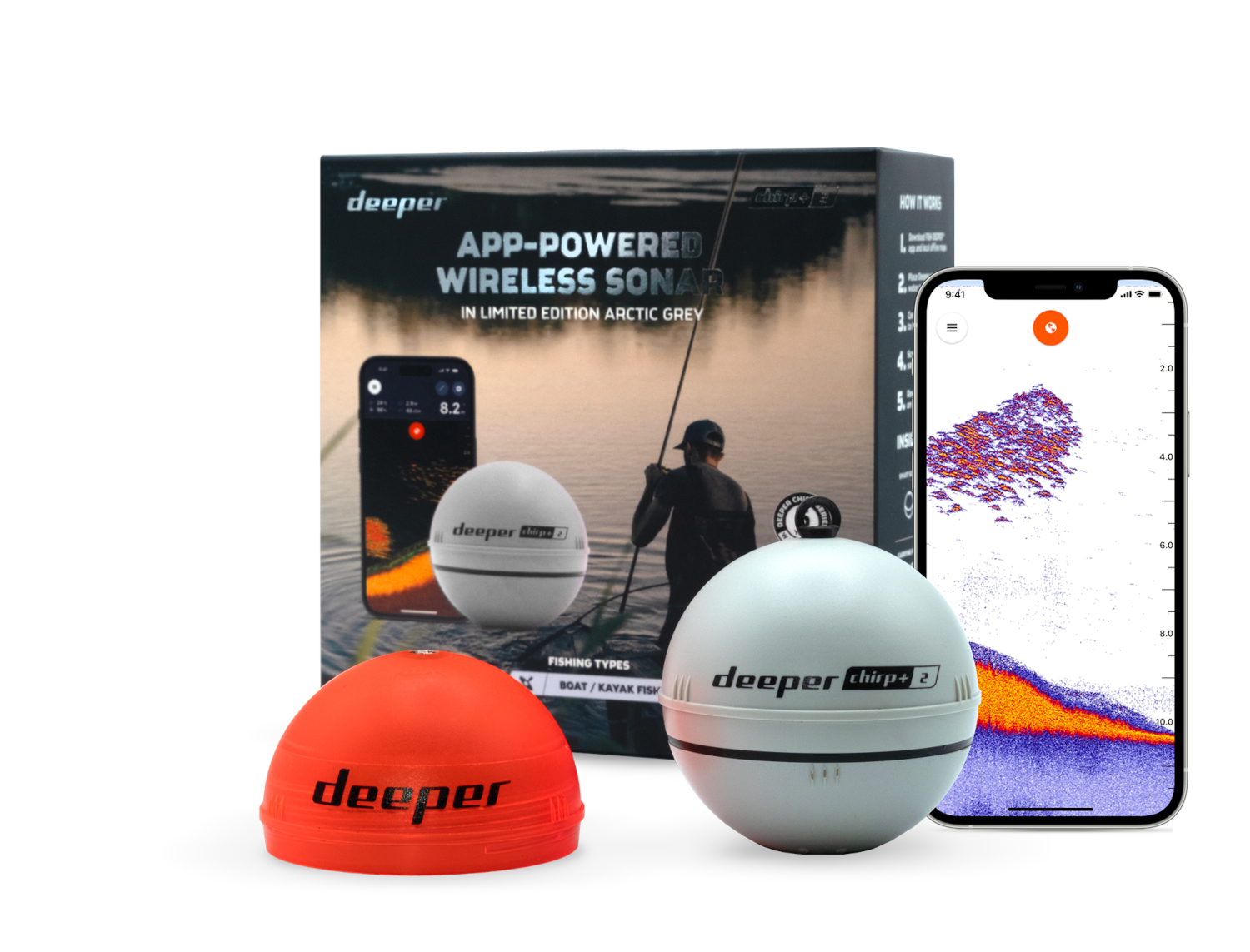 Deeper Chirp+2 Arctic Grey Fishfinder (Limited Edition)