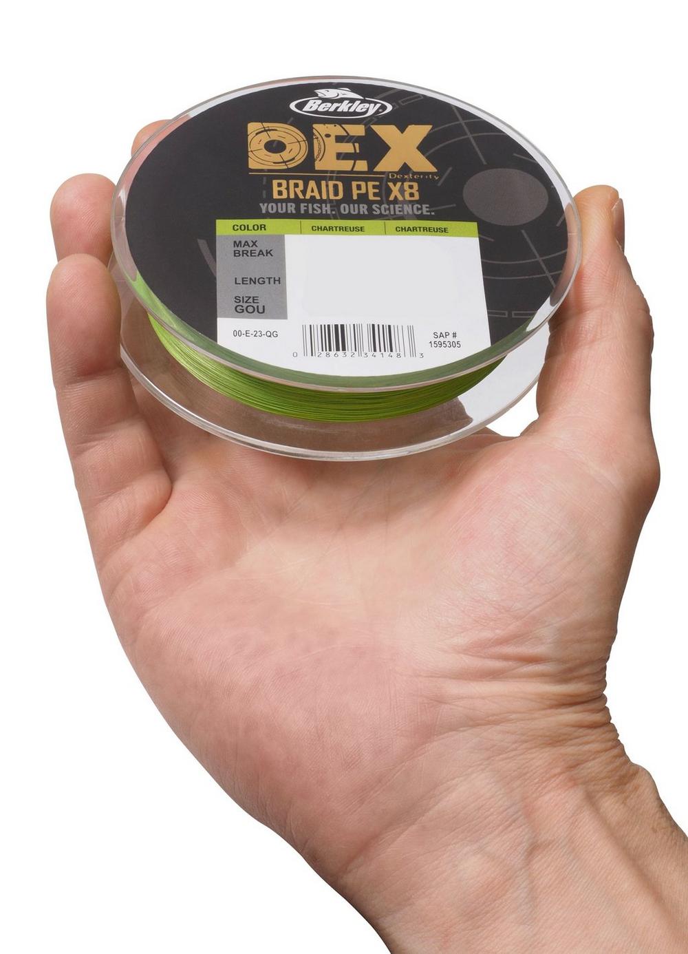 Berkley Dex X8 Pe Braided Line Chartreuse (150m)