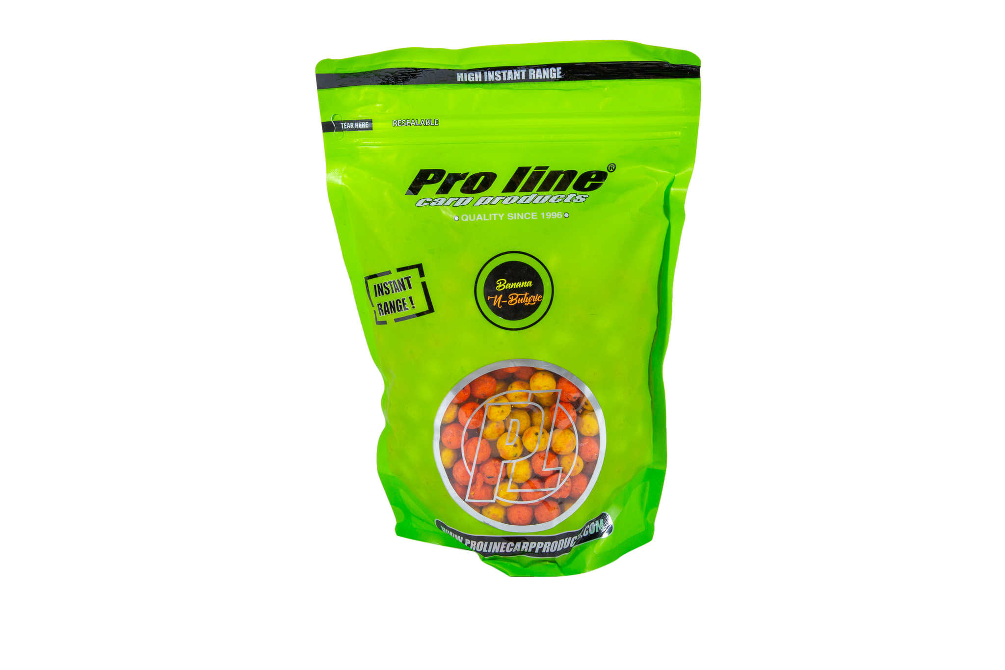 Proline High Instant Range Banana 'n Butyric Readymades 2 Colours Boilies (1kg)