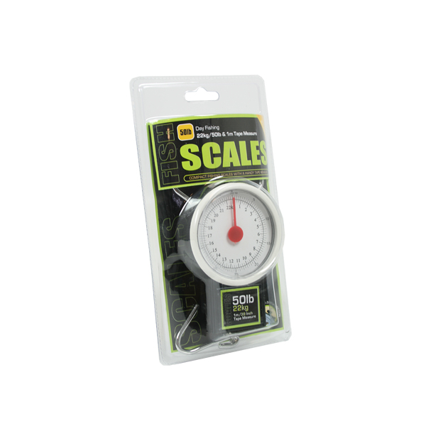 Angling Pursuits Analog Scale up to 22 kg with built-in tape measure