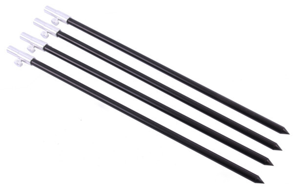 Set of 4 Adjustable Aluminium Banksticks