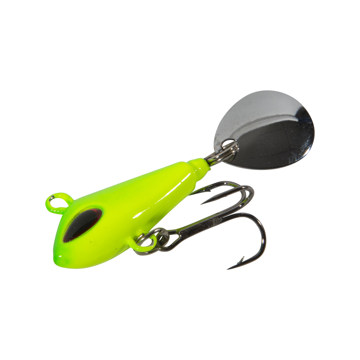 Fishing.Toys Virogo Lead Lure Spin Tail 3,3cm 12gr Green/Fluo Yellow
