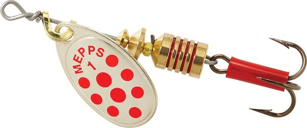 Mepps Aglia Spinner Silver/Red