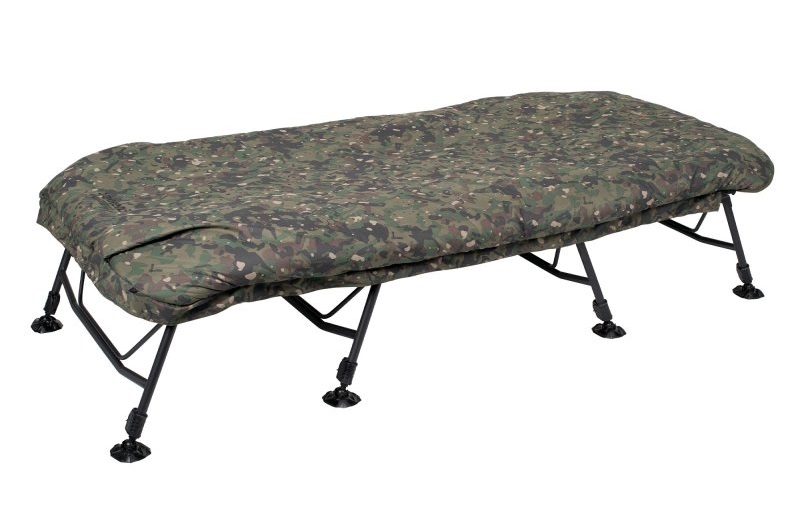 Trakker RLX 8 Wide Camo Bed System Stretcher (Incl. Sleeping Bag)