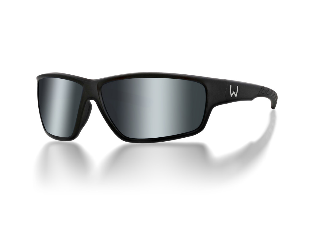 Westin W6 Sport 20 Matte Black Sunglasses - LB Smoke LM Silver Flash AR Blue