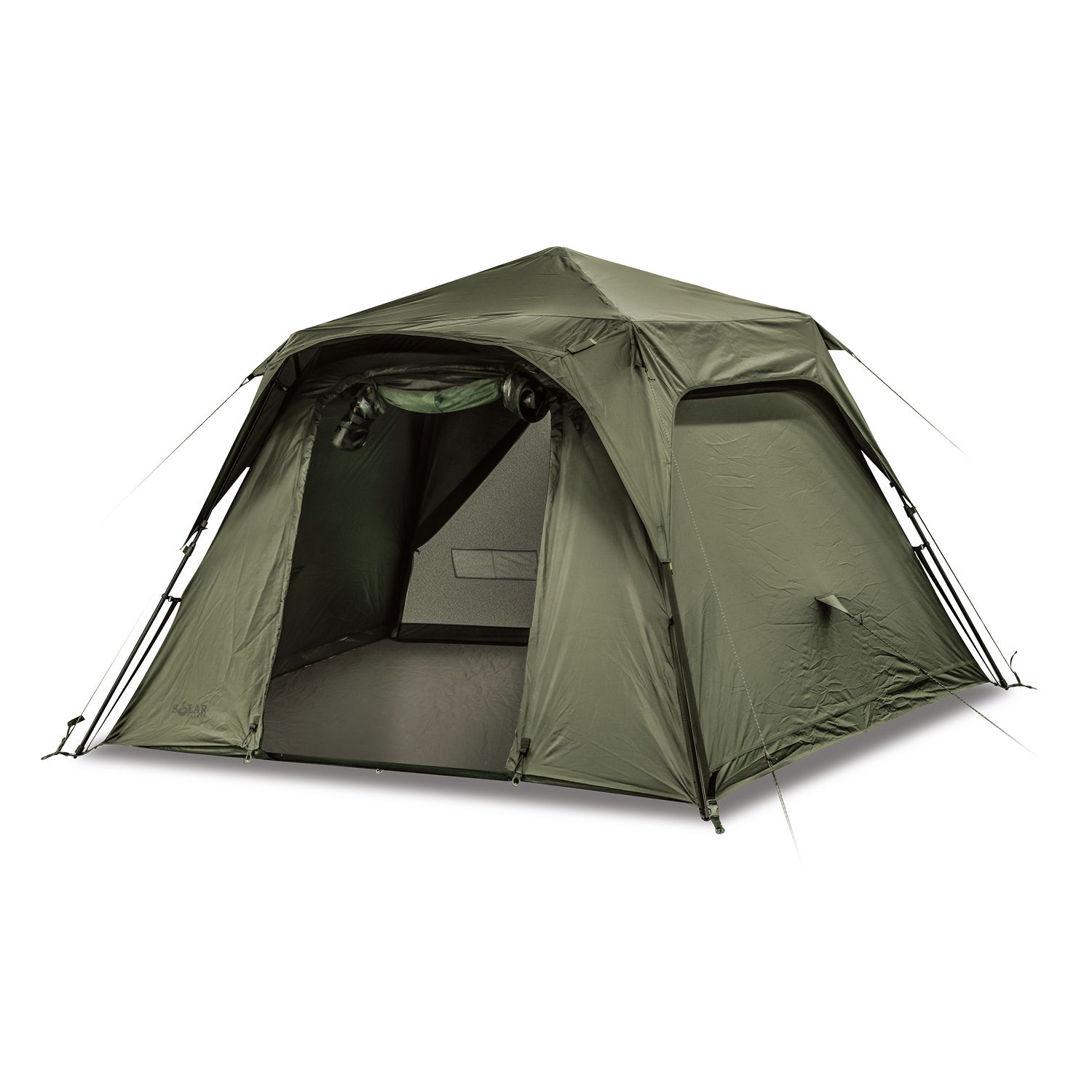 Solar SP Quick Up Shelter Green MKII With Heavy Duty Groundsheet