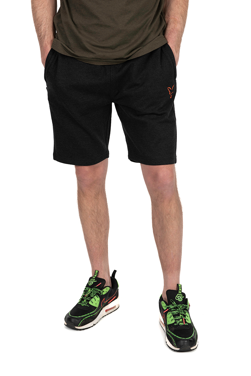 Fox Collection LW Jogger Short Black & Orange Fishing Pants