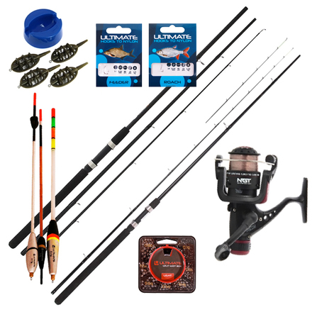 NGT Match & Feeder Set with 2 rods!