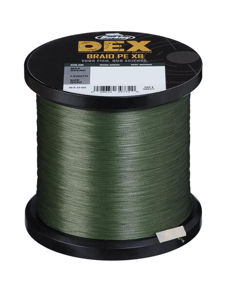 Berkley Dex X8 Braided Line Moss Green 3000m