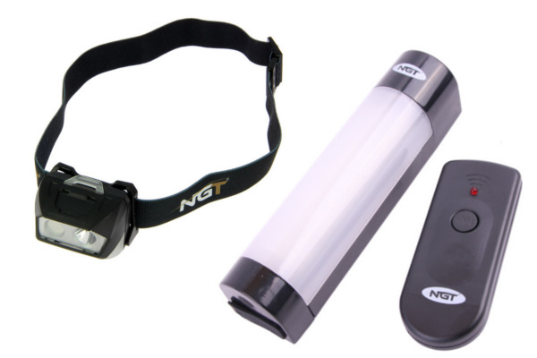 NGT Bivvy Light Large + NGT Dynamic Cree Headlamp