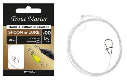 Trout Master Spoon & Lure Leader Forel 70cm