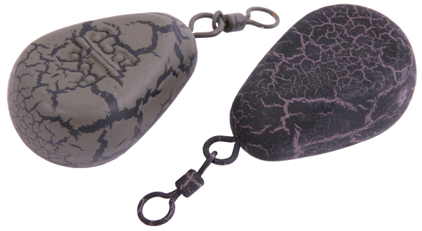 20 x Ultimate Camo Flat Pear Swivel Lead