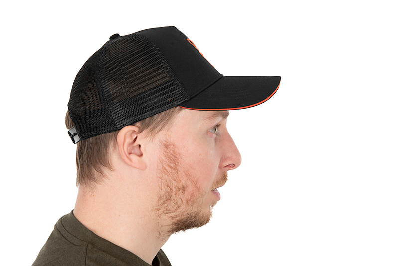 Fox Collection Trucker Cap - Black & Orange