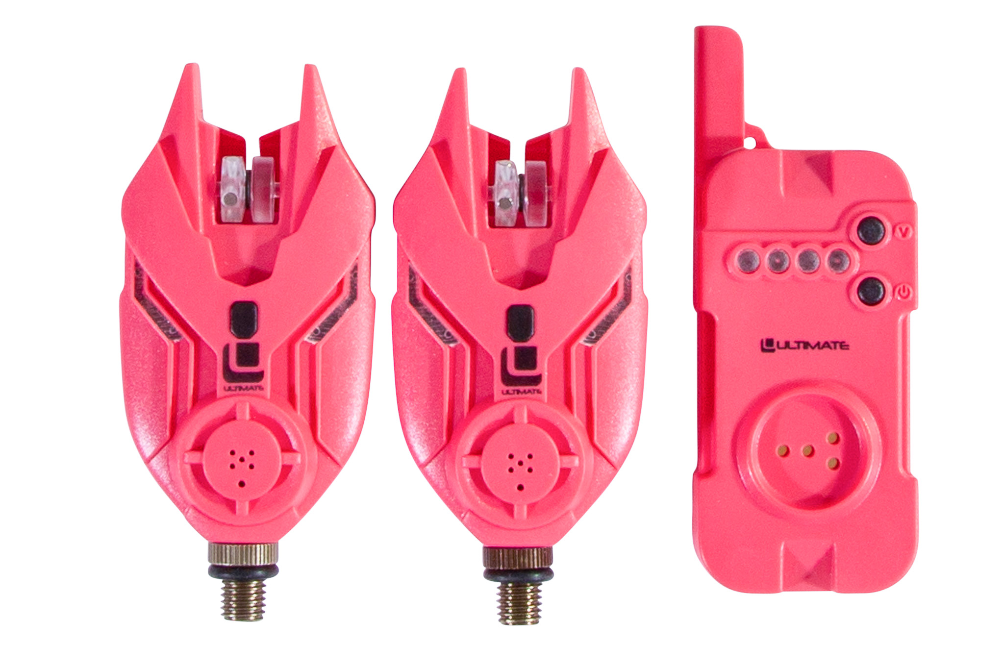 Ultimate E-Tension Pink Bite Alarm/Benchstick Set