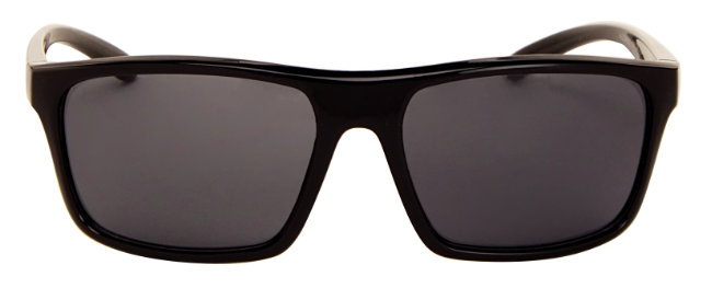 Sport Polarized Sunglasses - Matt Black Frame, Grey Lens