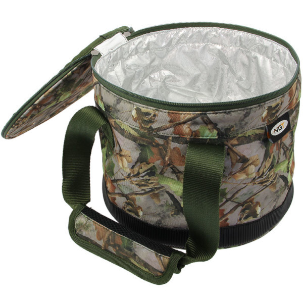 NGT Collapsible Bait Bin Camouflage 25 x 22 cm