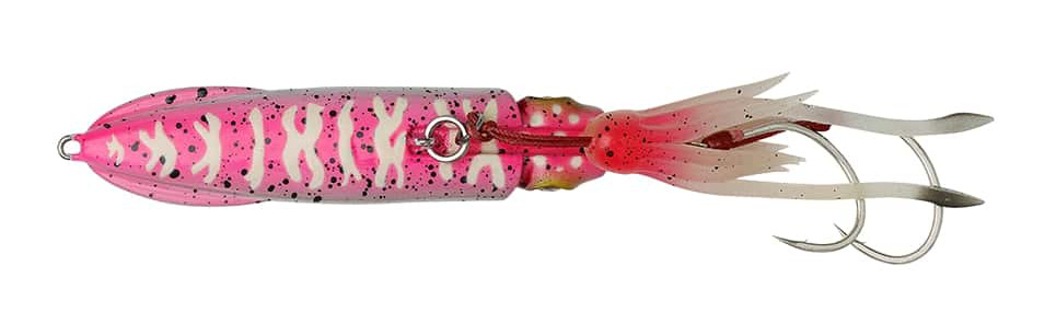 Savage Gear Swim Squid Inchiku Sea Fishing Lure 9cm (120g) - Pink Glow