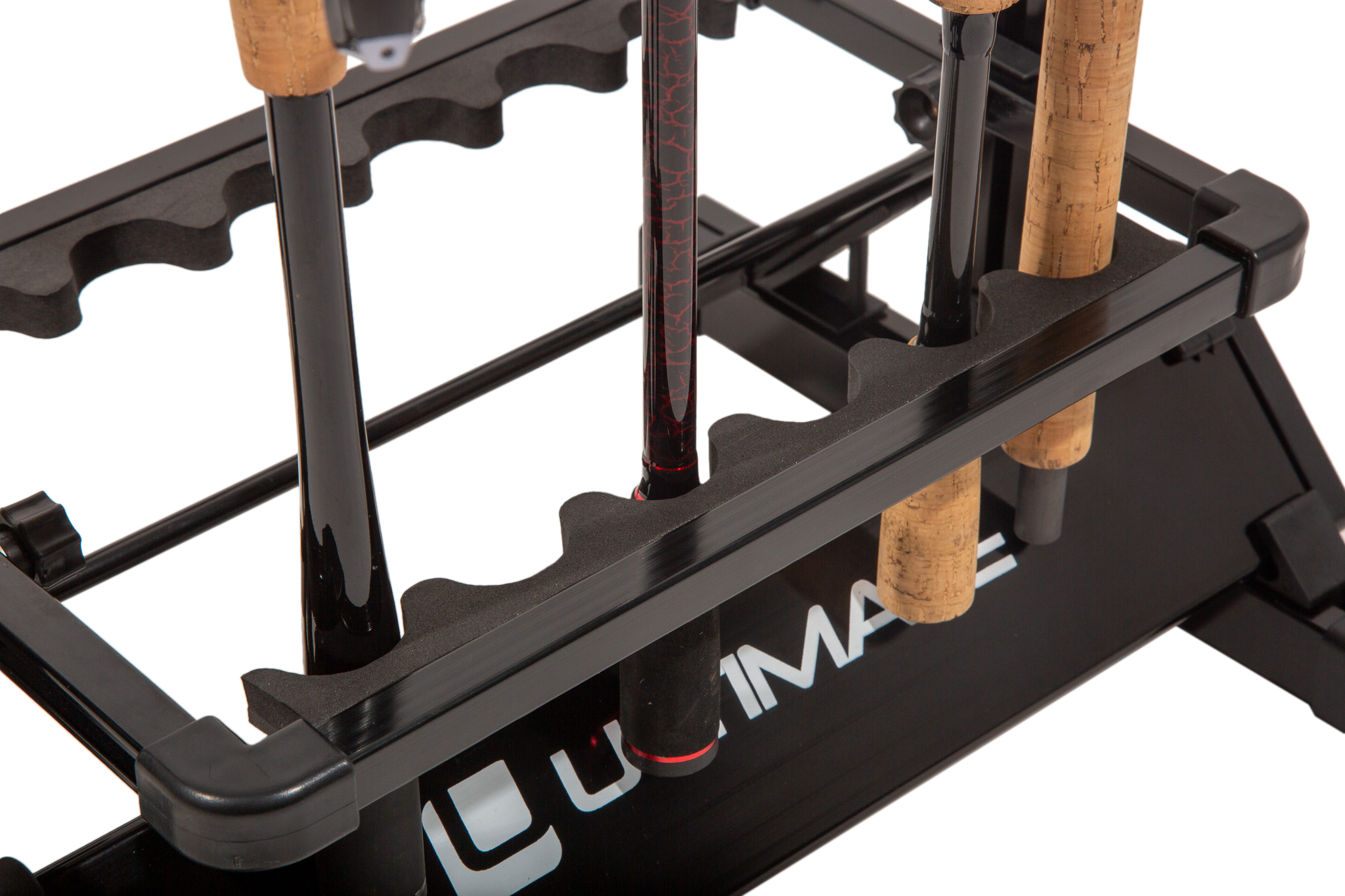 Ultimate Aluminum Rod Rack Black