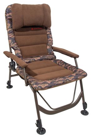 NGT Fishing Bedchair 6 Adjustable Legs Reclining Comfortable With