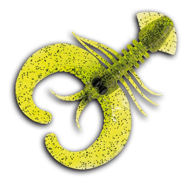 Delalande Crazy Craw, 2 pcs! - Chartreuse Pepper