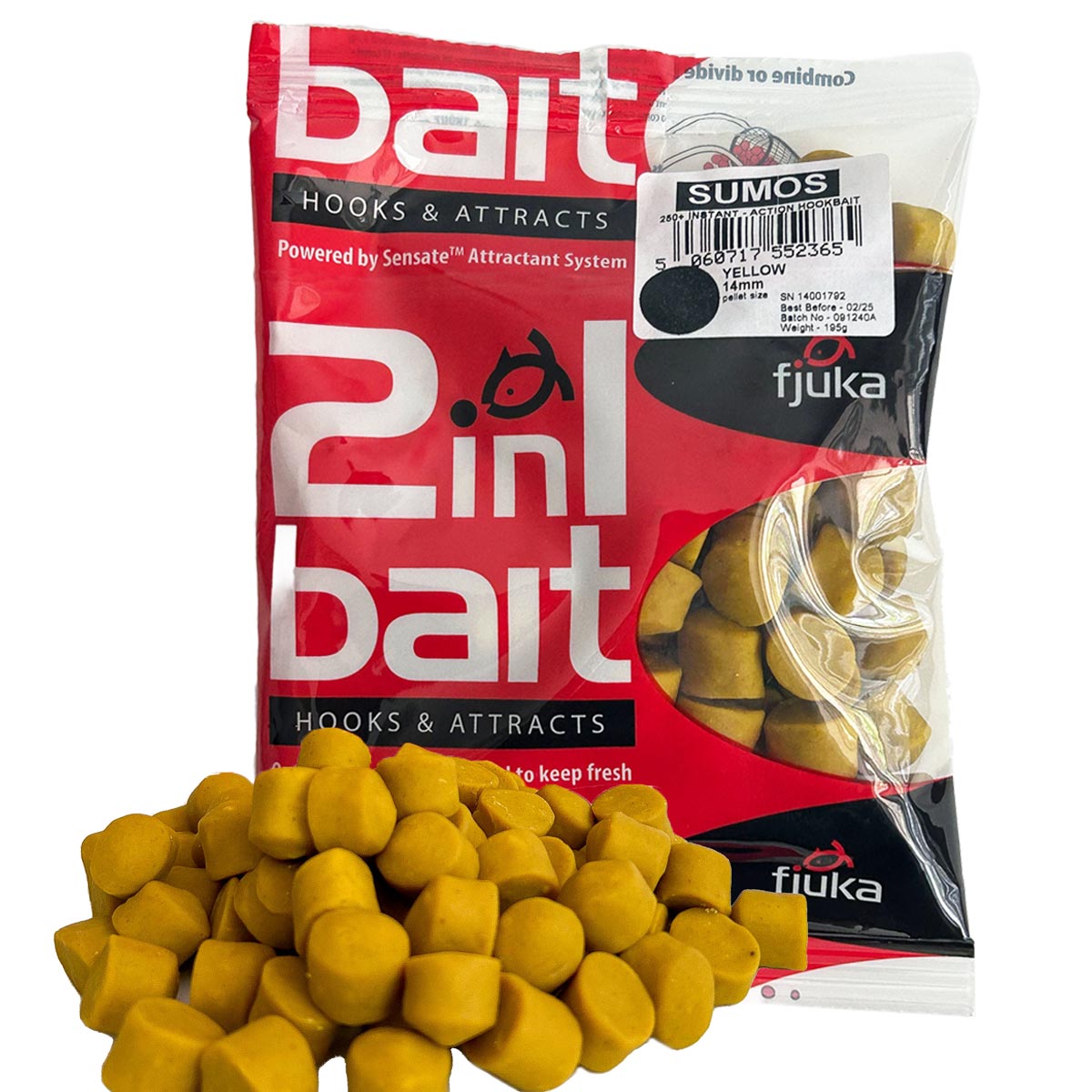 Fjuka Sumos Hookbait 14mm - Yellow