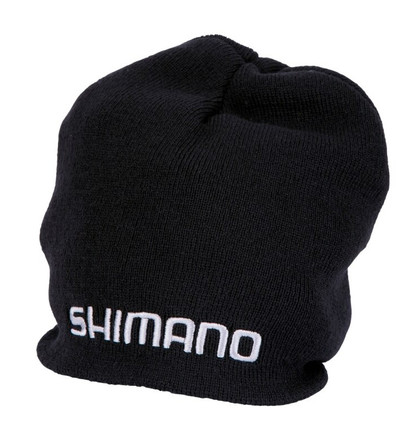 Shimano Beanie Black Fishing Hat