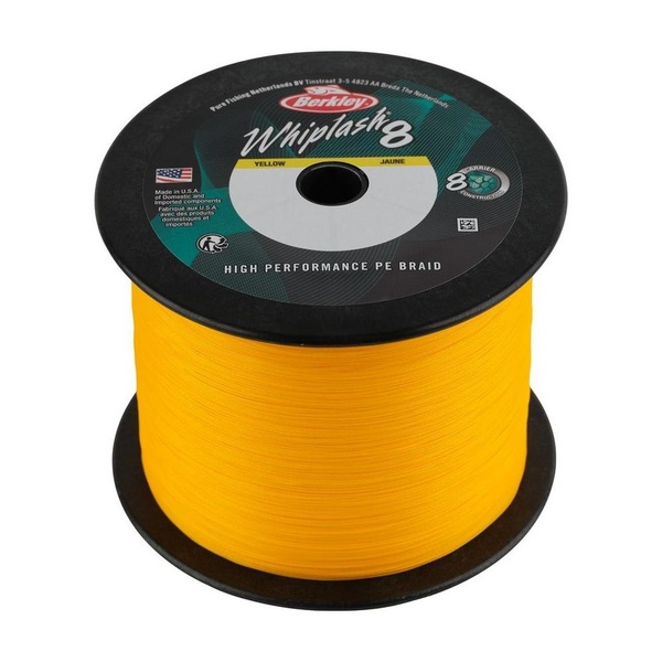 Berkley Whiplash 8 Braided Line Yellow 2000m