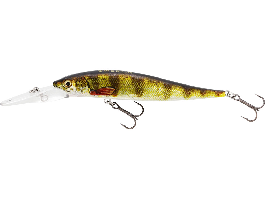 Westin Jerkbite MR Lure Suspending 9cm (9g) - Real Perch