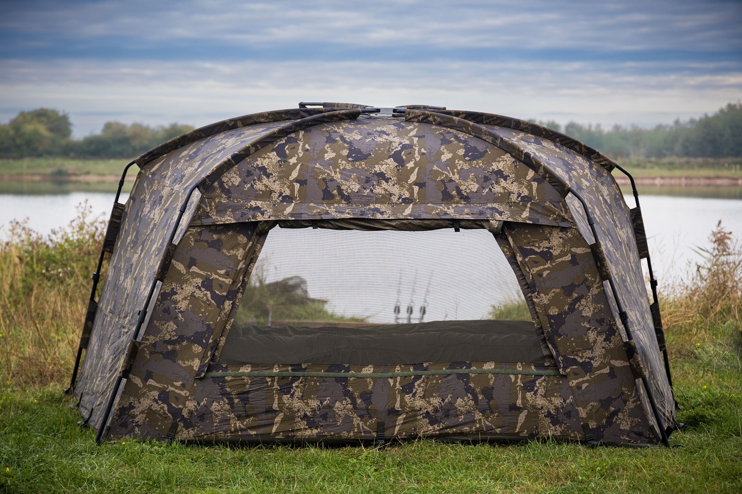 Solar Camo Compact Spider Shelter (No Front Or Groundsheet)