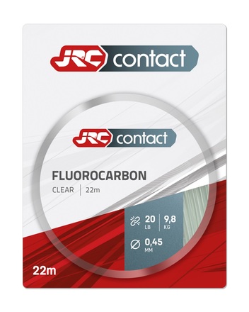 JRC Contact Fluorocarbon Hooklink Clear Rig material (22m)