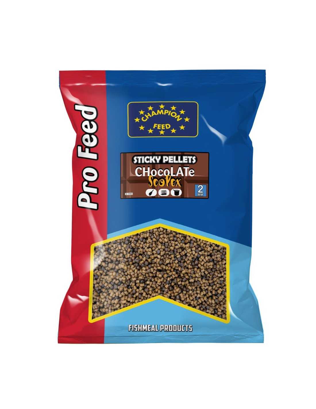 Champion Feed Pro Feed Chocolate Scopex Sticky Pellets 2mm (650g)