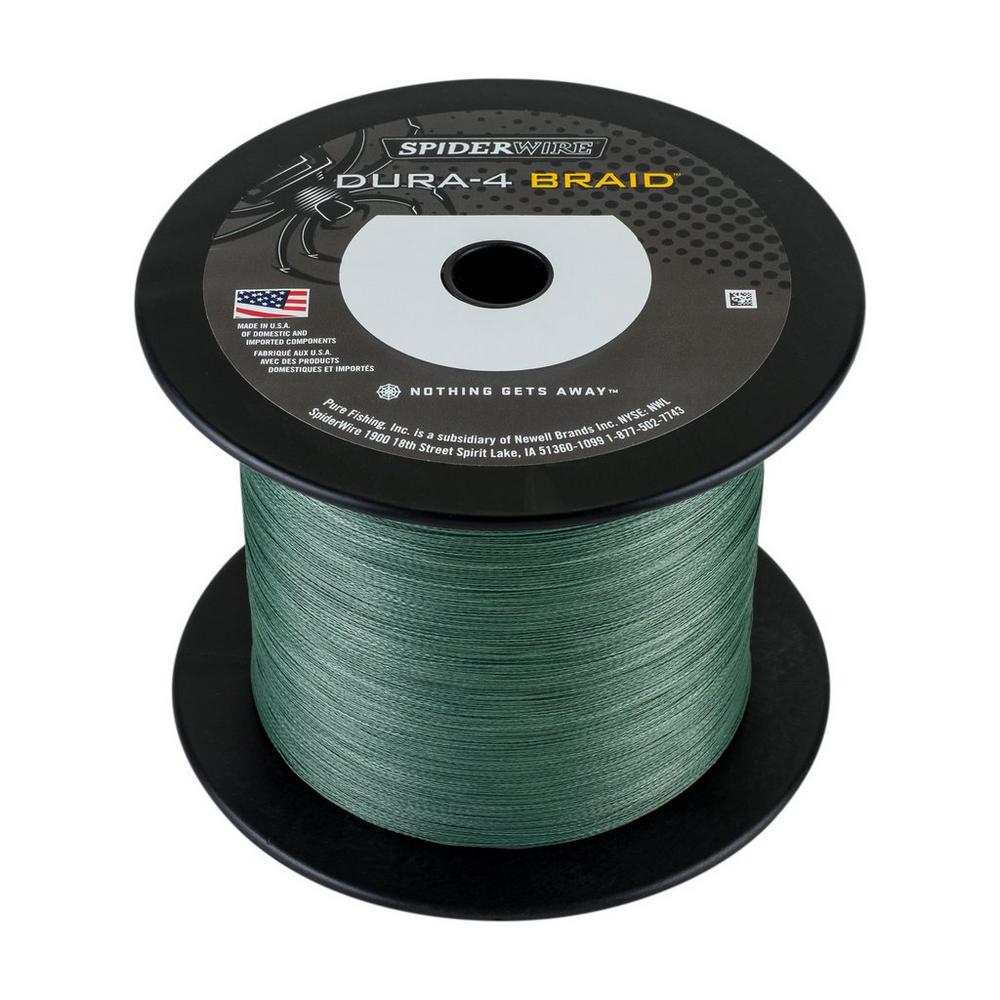 SpiderWire Dura 4 Moss Green Braided Line (1800m)