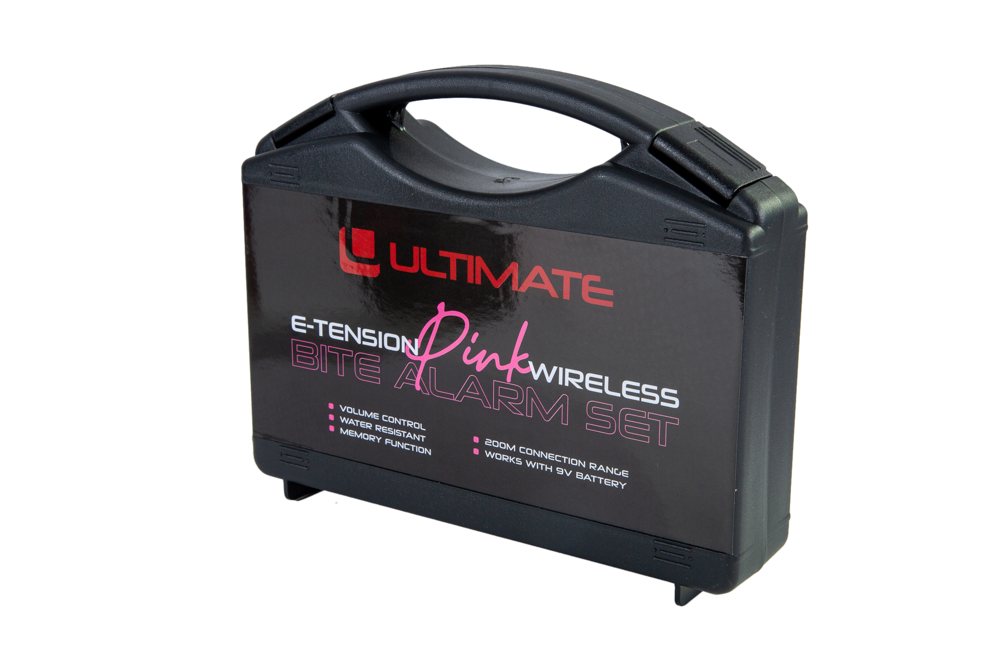 Ultimate E-Tension Pink Bite Alarm/Benchstick Set