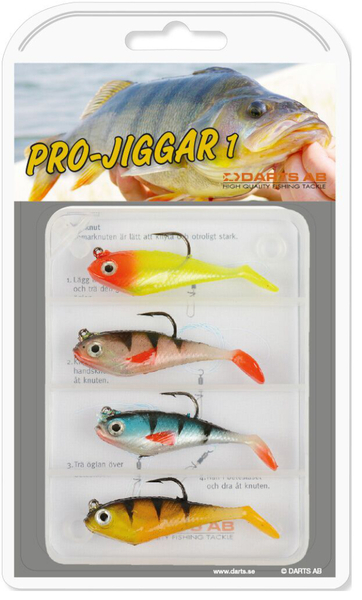 Darts Pro Jiggar Set with 4 Soft Baits