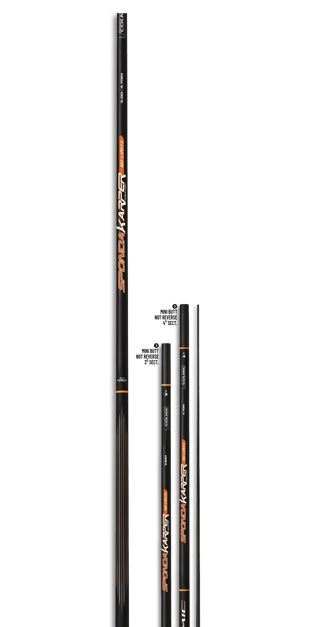 Colmic Sponda Carp Margin Pole Rod (4.70m)