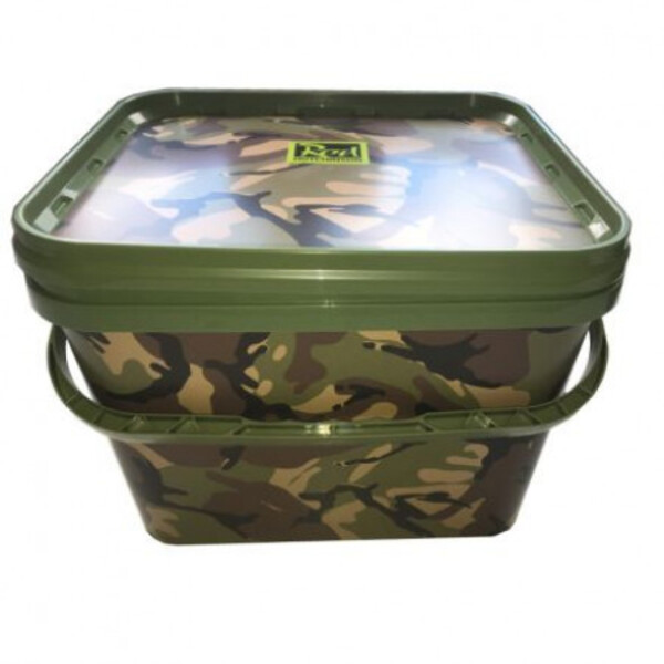 Rod Hutchinson Camo Square Bucket (10L)