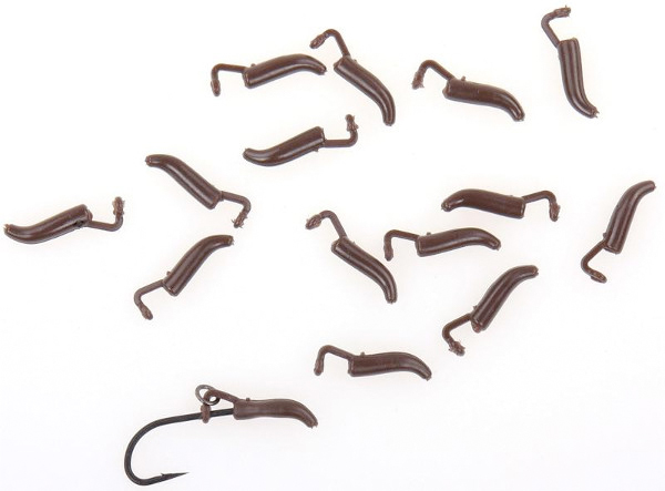 Carp Tacklebox, packed with end-tackle from well-known top brands! - Mad Rig Ring Rig Aligners Small Green (15pcs)
