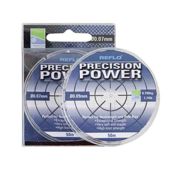 Rig Material for Whitefish Preston Reflo Precision Power Nylon 50m