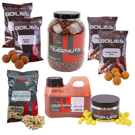 Ultimate Baits Carp Tigernuts/Boilies Weekend Pack