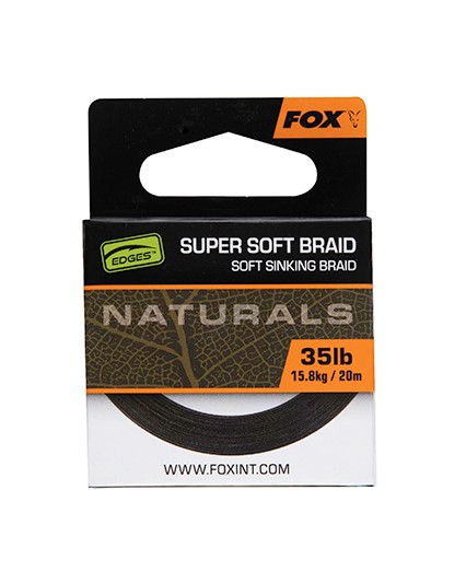 Fox Edges Naturals Soft Braid Hooklength Rig Material (20m)