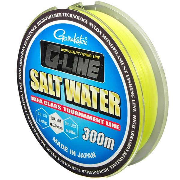 Gamakatsu G-Line Salt Water Fluo Yellow 300 m