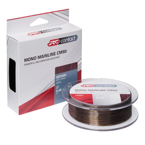 JRC Contact CM50 Nylon Line Brown 1200m