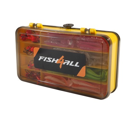 Fish4All Softbait Paddletail Box (131pcs)