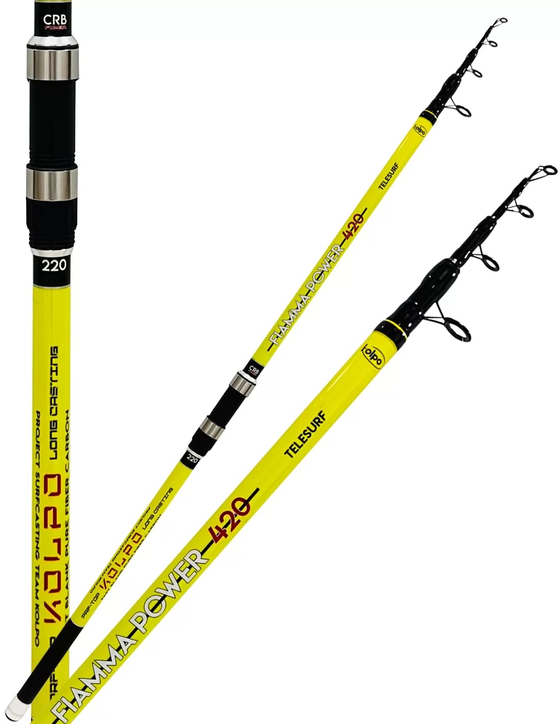 Kolpo Flame Power Tele Surfcasting Rod 4.20m (-220g)