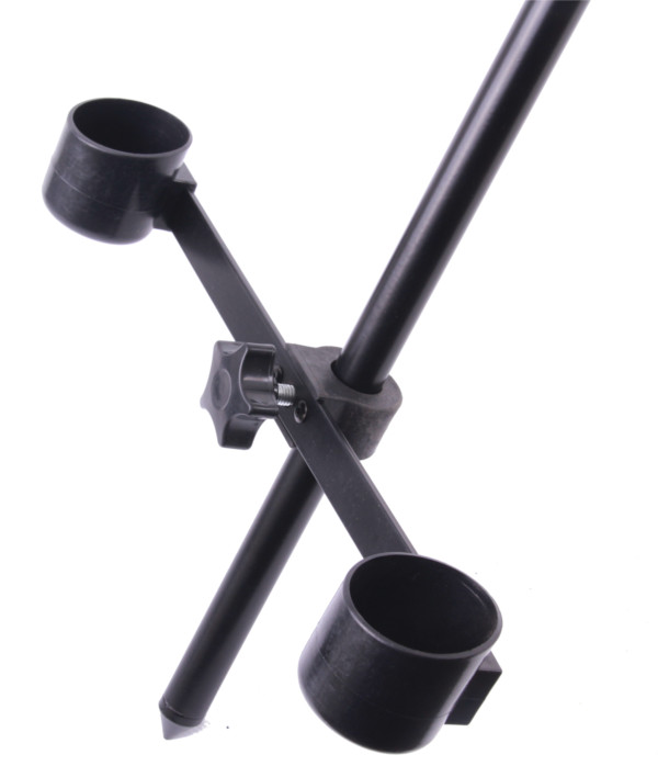 Tripod for 2 rods including carrying bag